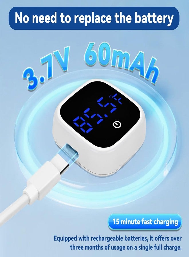 PAULTEMP Rechargeable Digital Aquarium Water Thermometer with HD LED Screen, Display ±1℉, Fish Tank Decoration Accessories for Betta Axolotl Shrimp Turtle Reptile & Aquatic - Image 5
